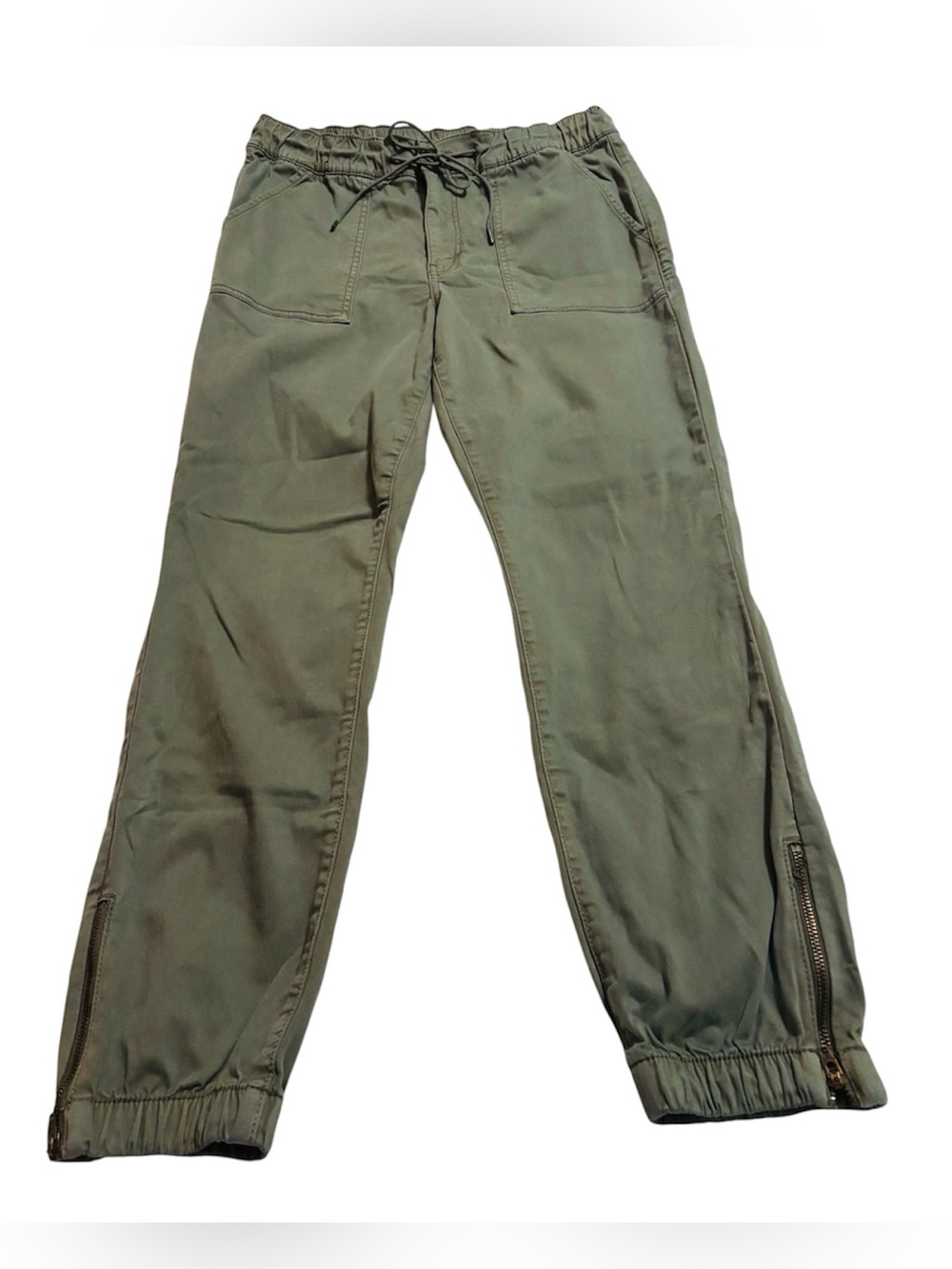 American Eagle Super Stretch Olive Green Jogger Pants Size 14 Regular